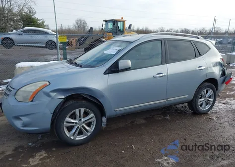 2012 Nissan Rogue Sv z USA, uszkodzony, nr VIN JN8AS5MV9CW371729